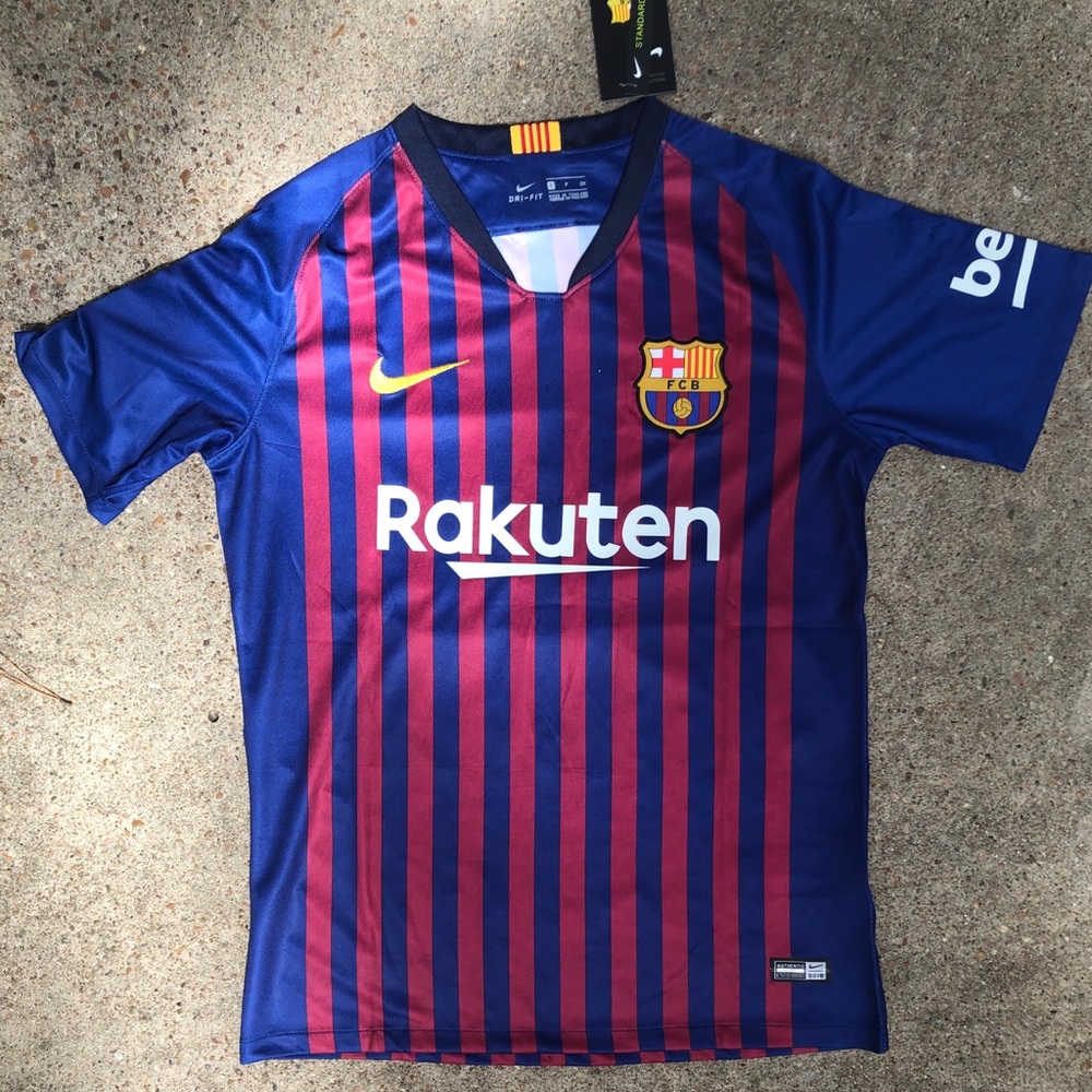 Messi #10 18/19 Soccer Jersey #423 - Picture 2 of 3